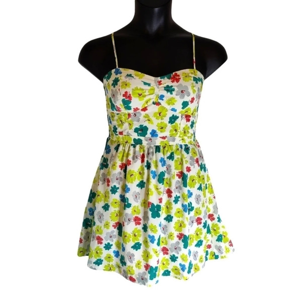 AMERICAN Eagle Bustier Floral Dress EUC ❤️ - Picture 1 of 13